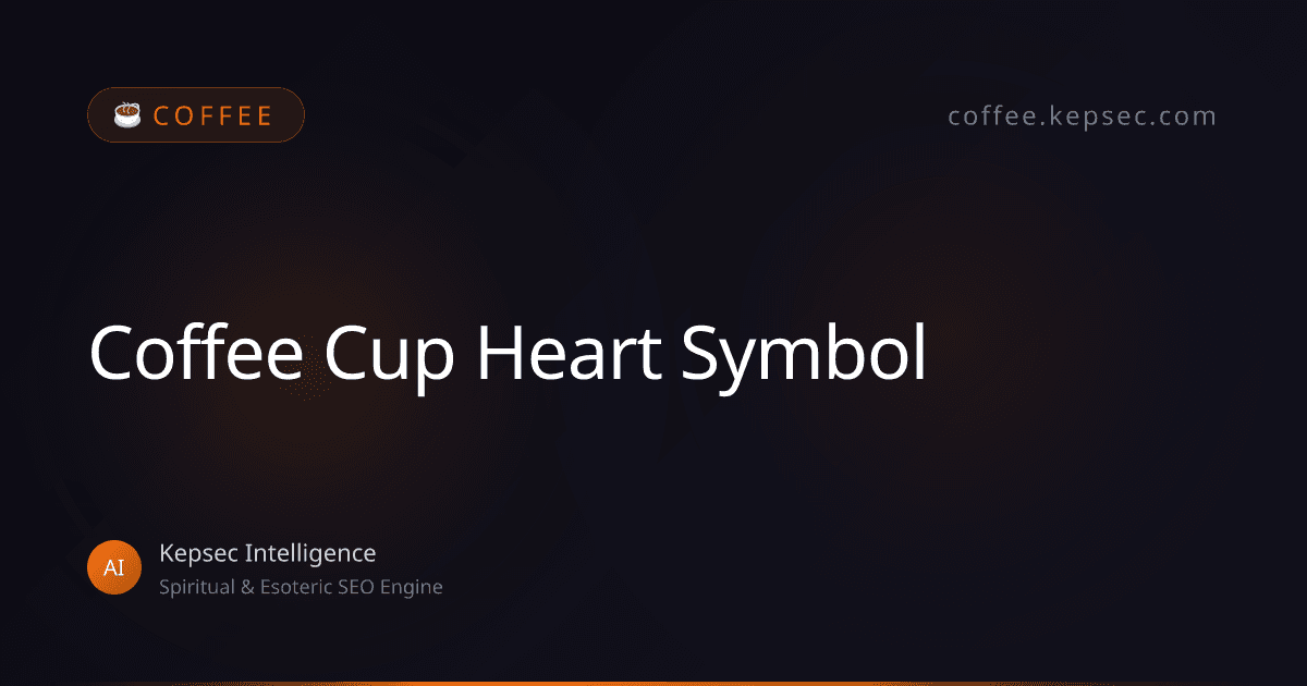 coffee heart