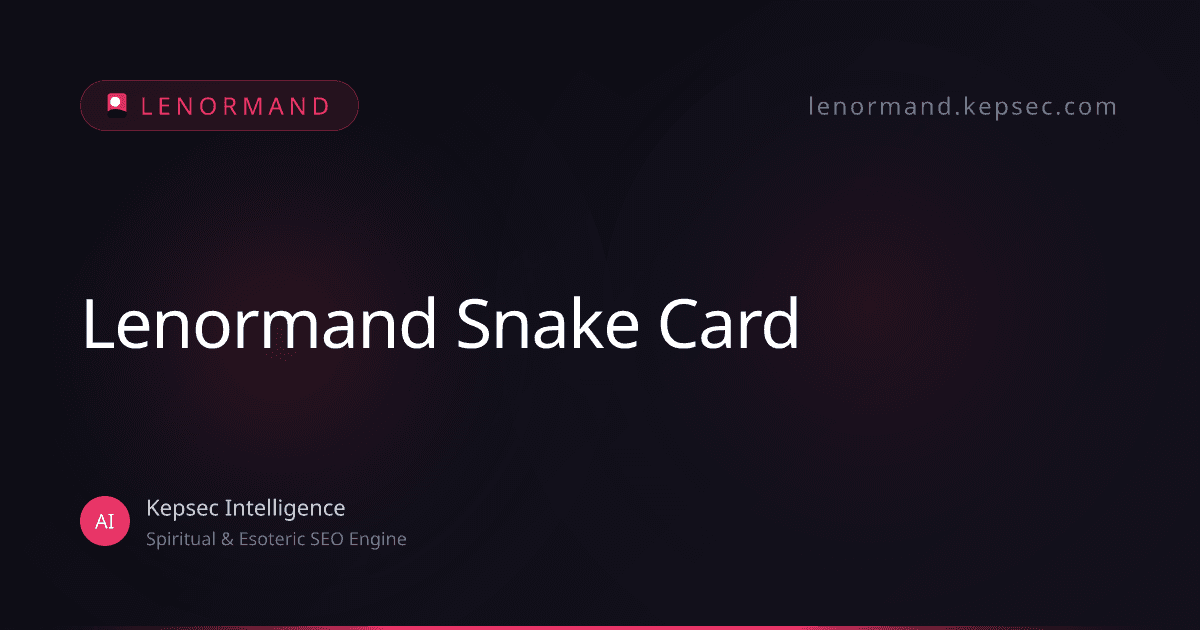lenormand snake