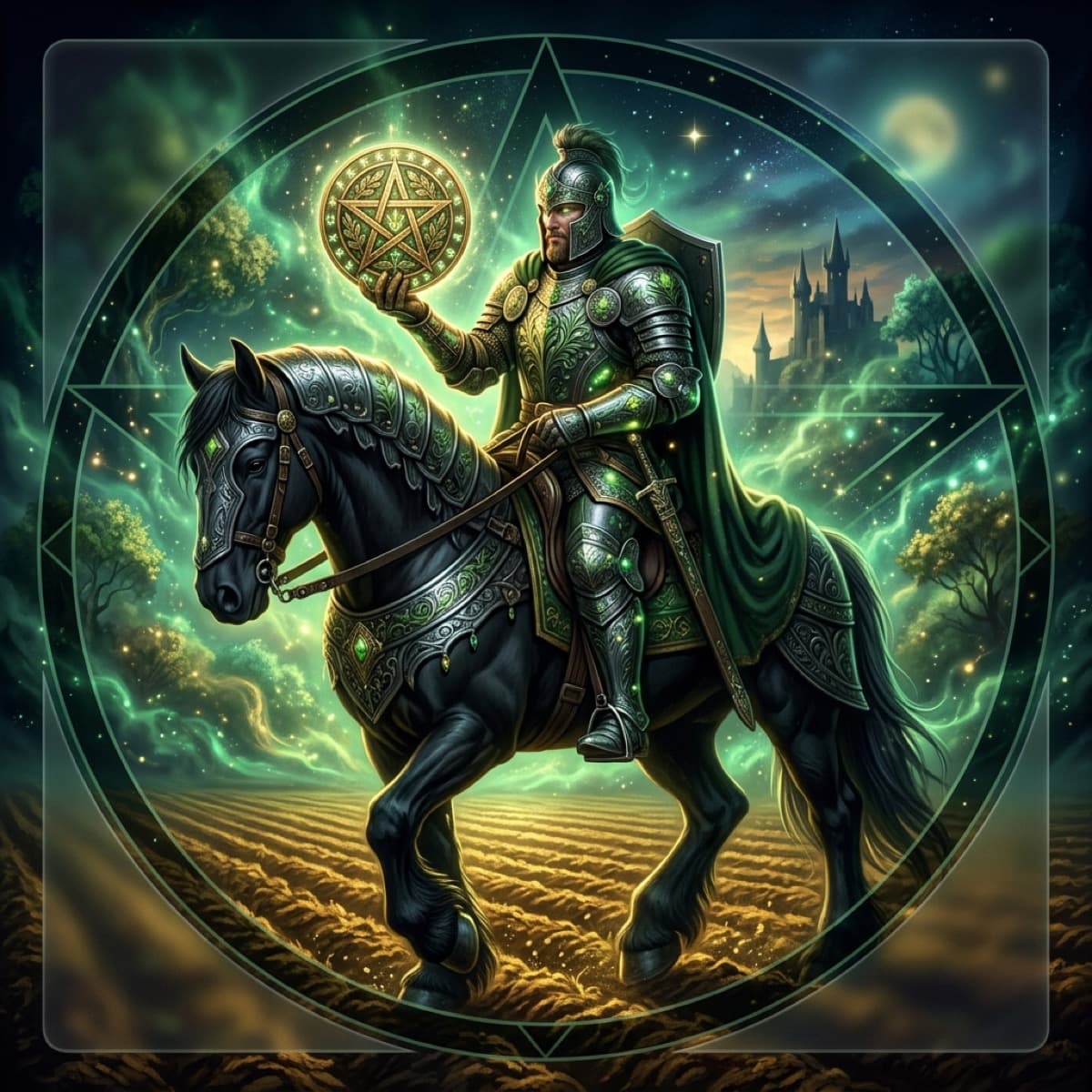 tarot knight of pentacles
